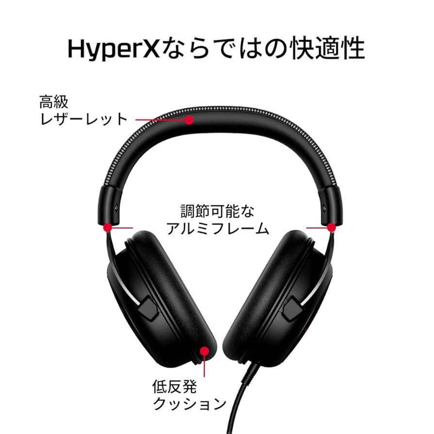 Amazon.co.jp: HyperX KHX-HSCP-GM Cloud II Gaming Headset